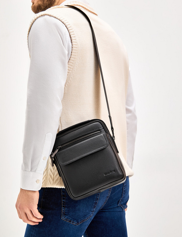 Черная мужская сумка-планшет MASCOTTE 602-3120-102 | ракурс 1