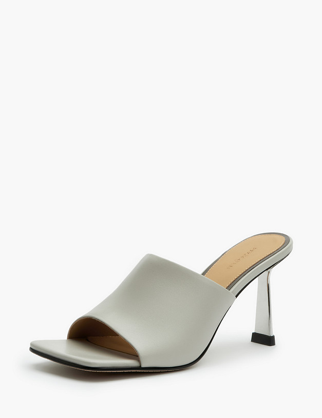 Серые женские сабо MASCOTTE 175-3182813-6535M | ракурс 3