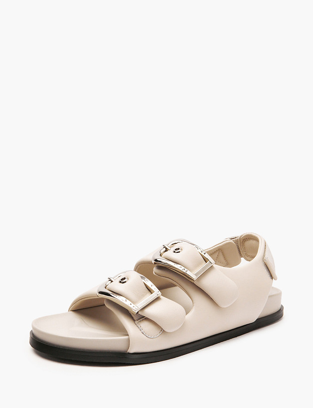 Молочные женские сандалии MASCOTTE 100-516612-7527M | ракурс 2