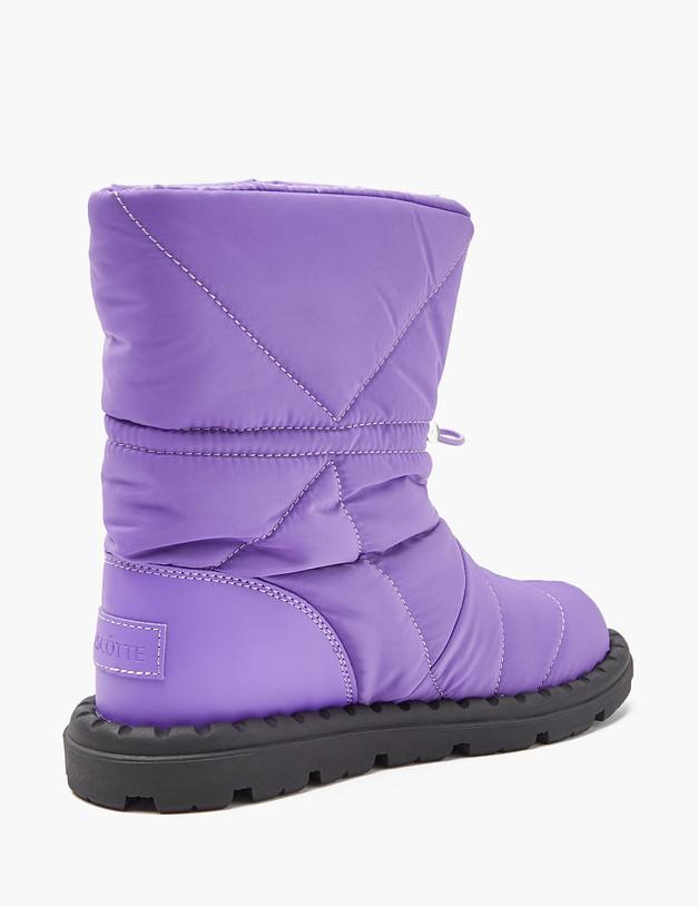 Фиолетовые женские дутики MASCOTTE 128-321851-0207 | ракурс 3