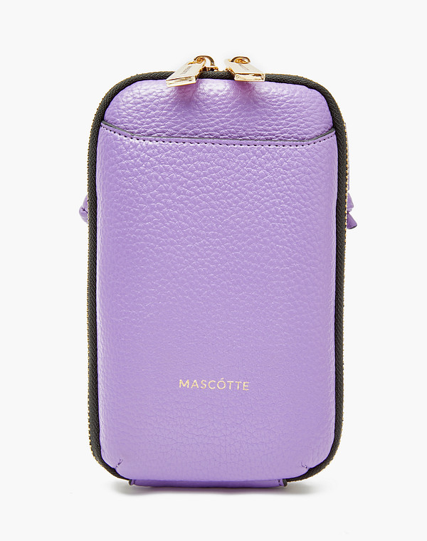 610-3101-607 Сумка женская и.кожа/текстиль фиол, S, Mascotte