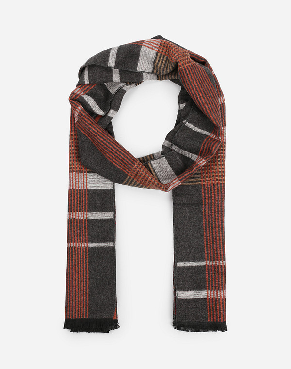 766-1207-2413 Шарф мужской серый, Mascotte