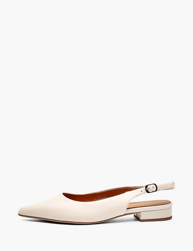 Бежевые женские слингбэки MASCOTTE 94-611011-1004M | ракурс 1