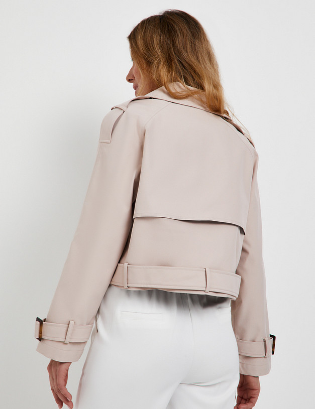 Розовый женский тренч MASCOTTE 974-5113-2406 | ракурс 7 Розовый женский тренч MASCOTTE 974-5113-2406 | ракурс 7