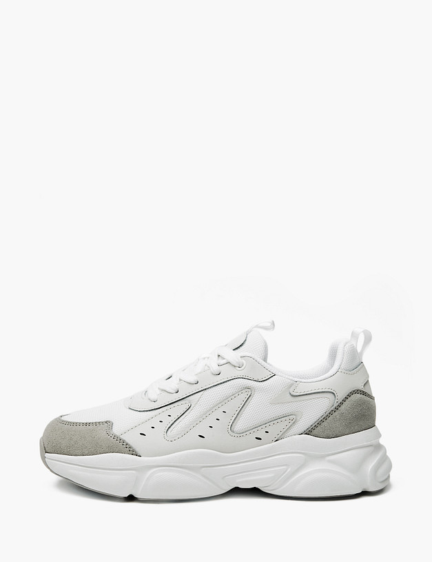 Белые женские кроссовки MASCOTTE 158-411321-0201 | ракурс 1