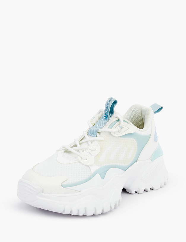 Белые женские кроссовки MASCOTTE 64-210521-0207 | ракурс 2