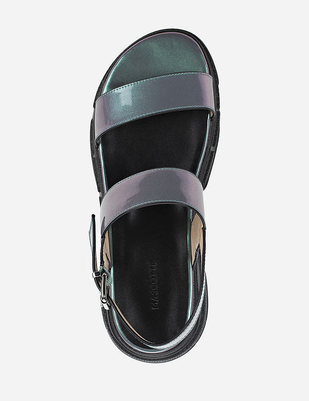 Зеленые женские сандалии MASCOTTE 27-0163711-3767M | ракурс 4