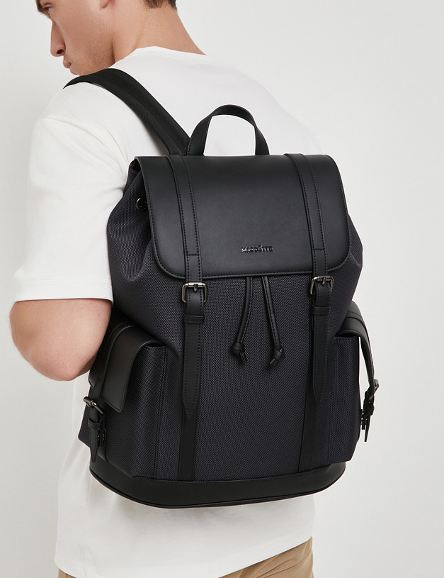 Синий мужской рюкзак MASCOTTE 604-5123-203 | ракурс 1 Синий мужской рюкзак MASCOTTE 604-5123-203 | ракурс 1