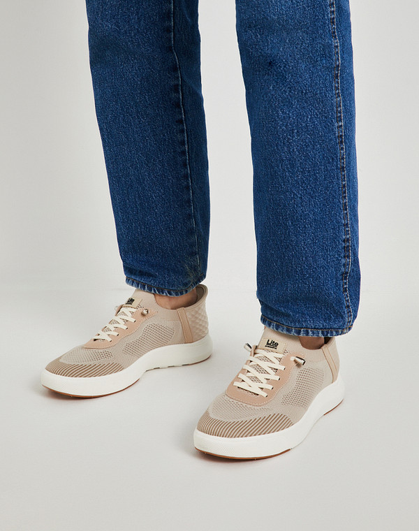 Бежевые мужские текстильные кроссовки 3990₽