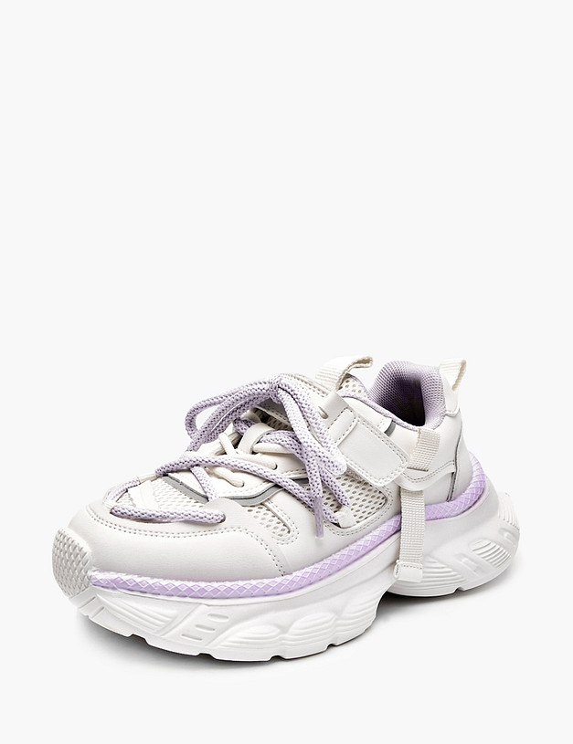 Молочные кроссовки для девочек MASCOTTE 234-511021-0207 | ракурс 4