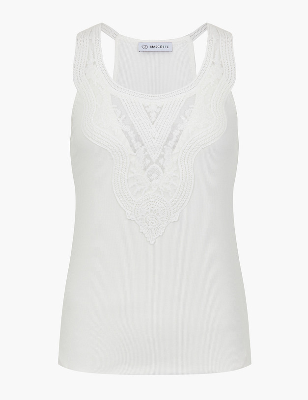 Белая женская майка MASCOTTE 976-6101-2601 | ракурс 1