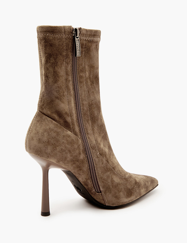 Женские ботильоны на шпильке песочного цвета MASCOTTE 100-410221-0604 | ракурс 4