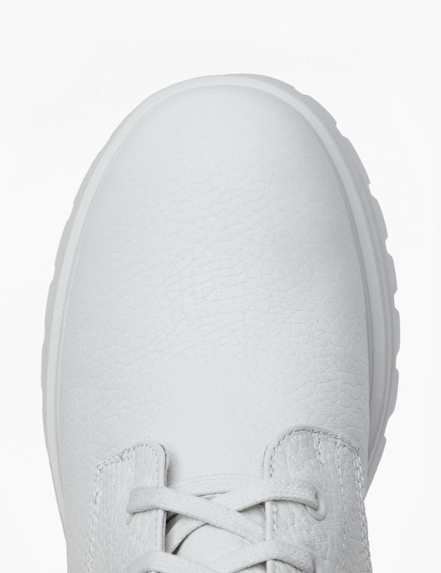 Молочные зимние женские ботинки MASCOTTE 94-421631-0101 | ракурс 5