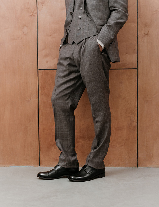 Черные мужские дерби MASCOTTE 128-418312-0102 | ракурс 8