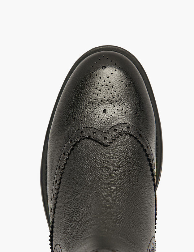 Черные женские челси с перфорацией MASCOTTE 58-020822-3180M | ракурс 4