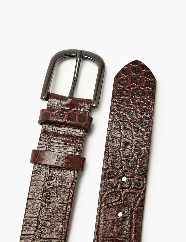 Коричневый женский ремень MASCOTTE 703-5217-109 | ракурс 3