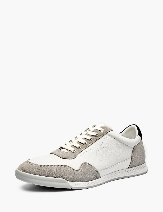 Белые мужские полуботинки MASCOTTE 175-6190212-0210 | ракурс 2