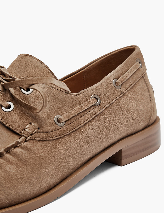 Бежевые женские топсайдеры MASCOTTE 234-614411-4643M | ракурс 6