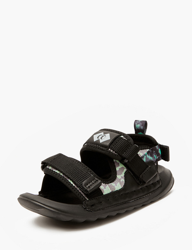 Черные детские сандалии MASCOTTE 98-411521-0202 | ракурс 2 Черные детские сандалии MASCOTTE 98-411521-0202 | ракурс 2