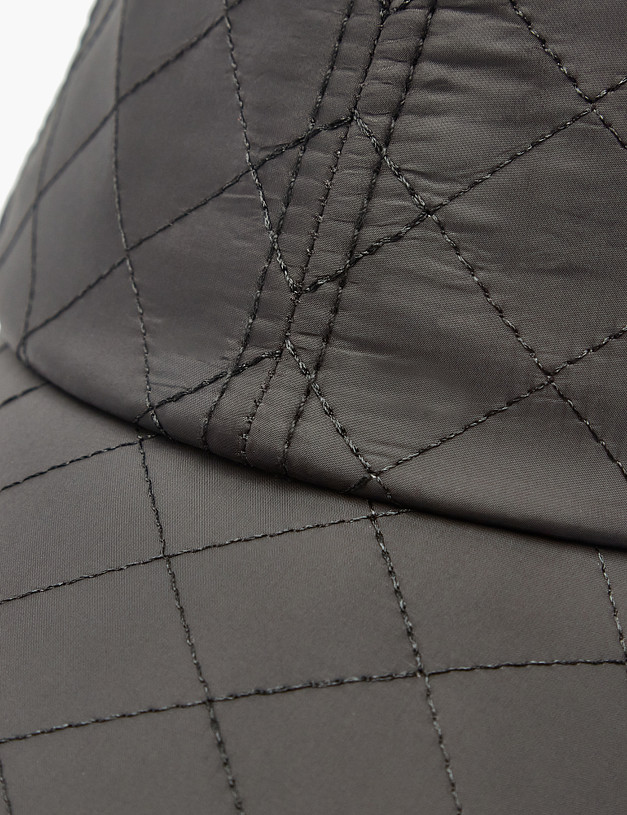 Черная стеганая кепка MASCOTTE 746-2202-2402 | ракурс 4 Черная стеганая кепка MASCOTTE 746-2202-2402 | ракурс 4