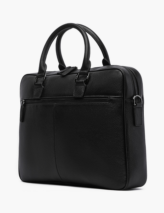 Черный мужской портфель MASCOTTE 602-2124-102 | ракурс 3