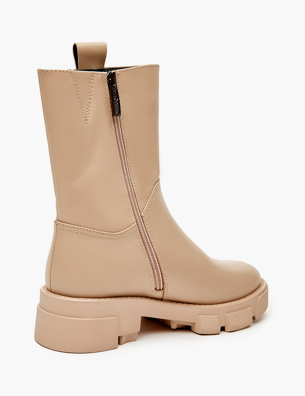 Бежевые женские зимние ботинки MASCOTTE 233-320832-4164M | ракурс 3