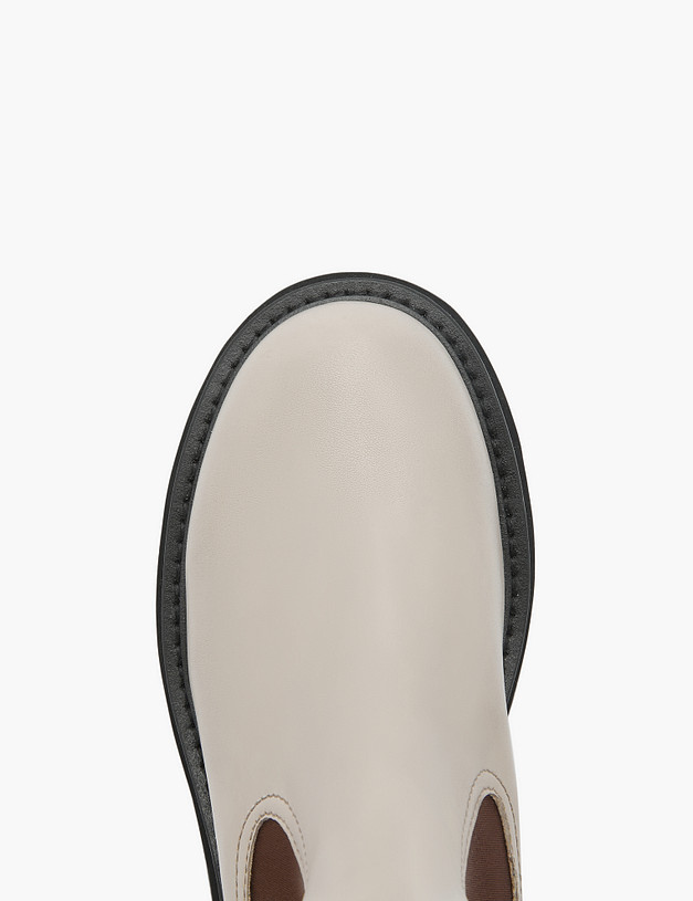 Бежевые женские челси на платформе MASCOTTE 22-3200223-7141M | ракурс 4