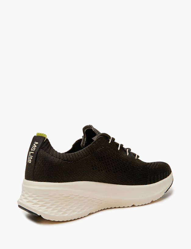 Черные женские  кроссовки из текстиля MASCOTTE 181-411621-0202 | ракурс 5