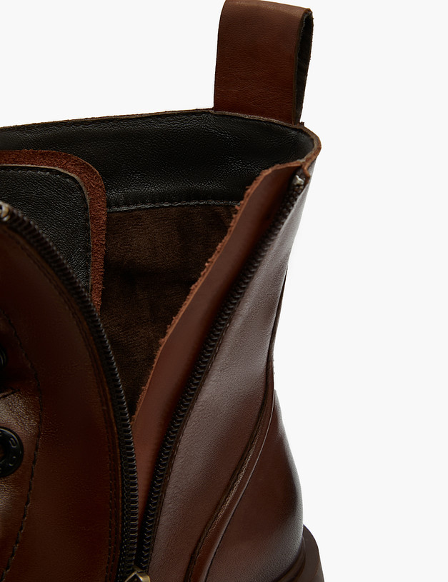 Коричневые женские ботинки MASCOTTE 58-321221-0109 | ракурс 6