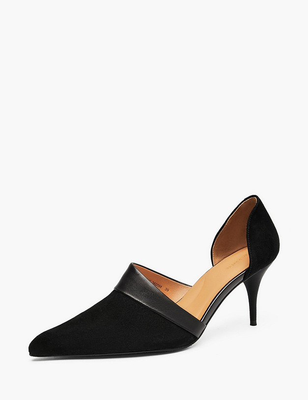 Черные женские туфли MASCOTTE 126-612615-3605M | ракурс 2