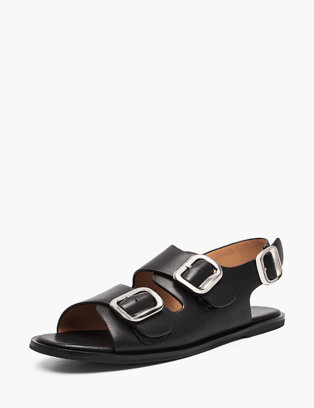 Черные женские сандалии MASCOTTE 58-6101011-7100M | ракурс 2