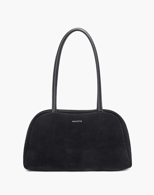 660-5220-0202 Сумка женская велюр-и.кожа/текстиль черн, M, Mascotte