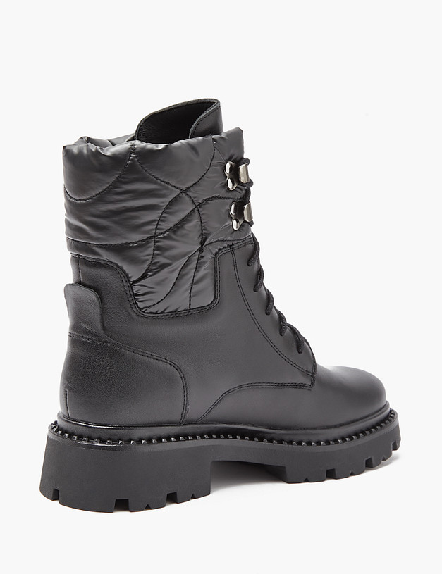 Черные женские зимние ботинки MASCOTTE 233-3201734-3100M | ракурс 3