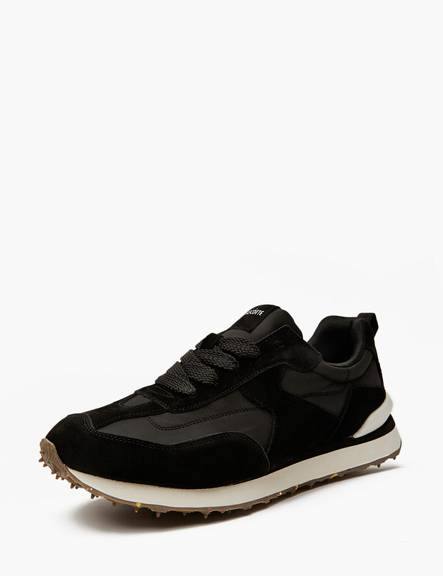 Черные мужские кроссовки MASCOTTE 128-4191122-0202 | ракурс 2 Черные мужские кроссовки MASCOTTE 128-4191122-0202 | ракурс 2