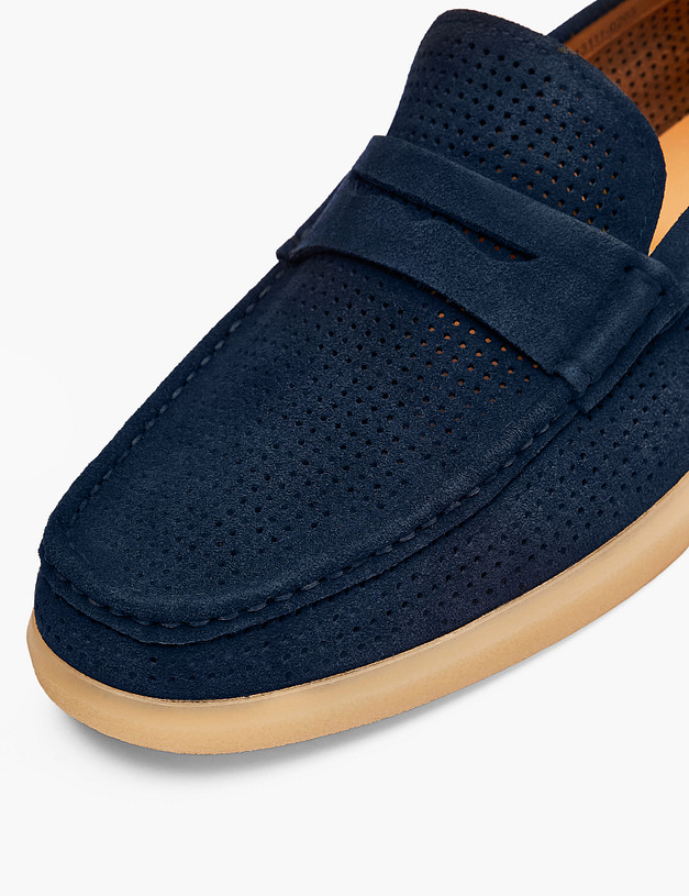 Синие мужские полуботинки MASCOTTE 142-613111-0203 | ракурс 6