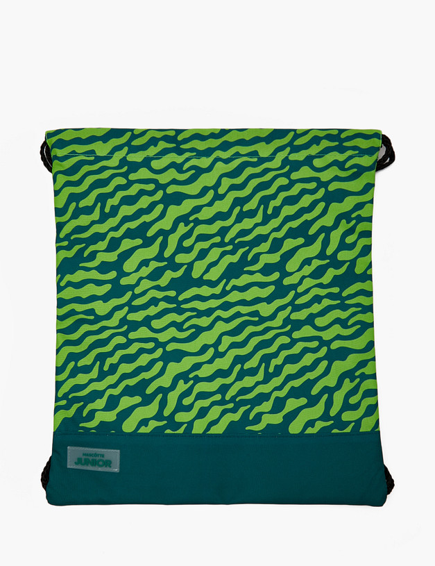 Зеленая сумка для сменной обуви MASCOTTE 877-4105-214 | ракурс 2