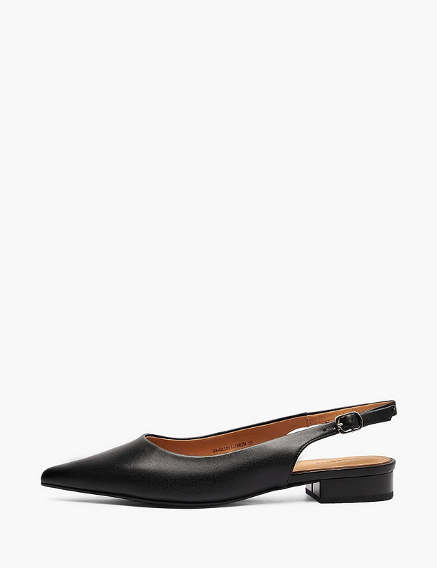 Черные женские слингбэки MASCOTTE 94-611011-1002M | ракурс 1