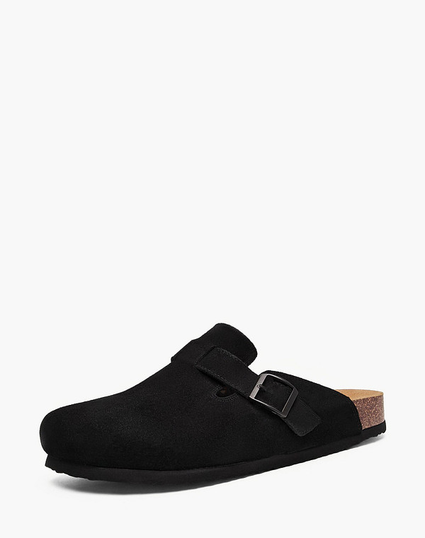 98-614821-0202 Туфли летние мужские велюр/текстиль черн, Mascotte