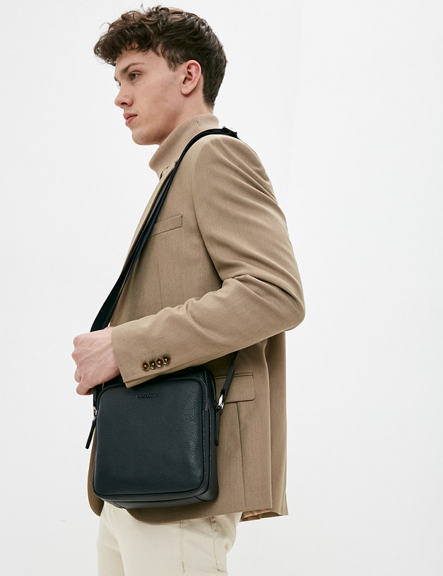 Темно-синяя мужская сумка MASCOTTE 604-1122-103 | ракурс 1