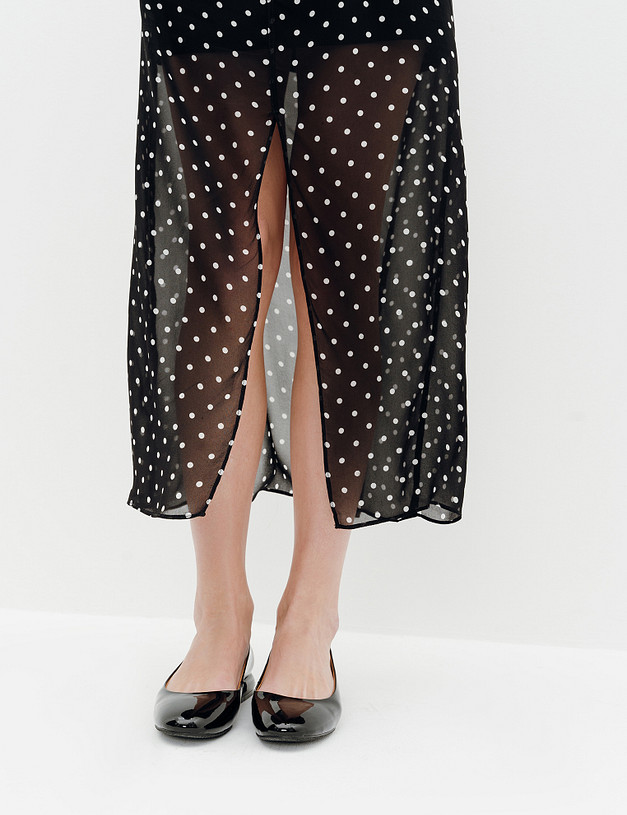 Черные лакированные женские туфли MASCOTTE 175-4127511-3701M | ракурс 2 Черные лакированные женские туфли MASCOTTE 175-4127511-3701M | ракурс 2