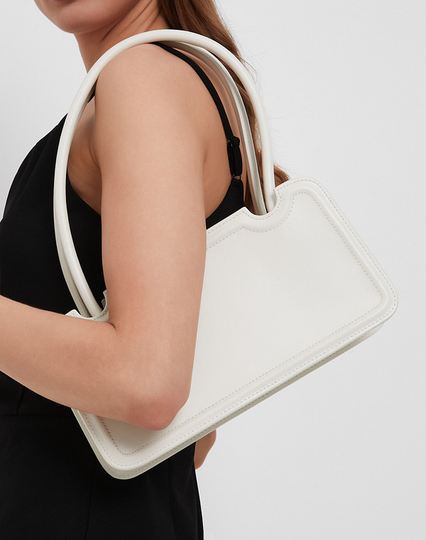 660-4124-601 Сумка женская кож.спилок-и.кожа/текстиль бел, S, Mascotte