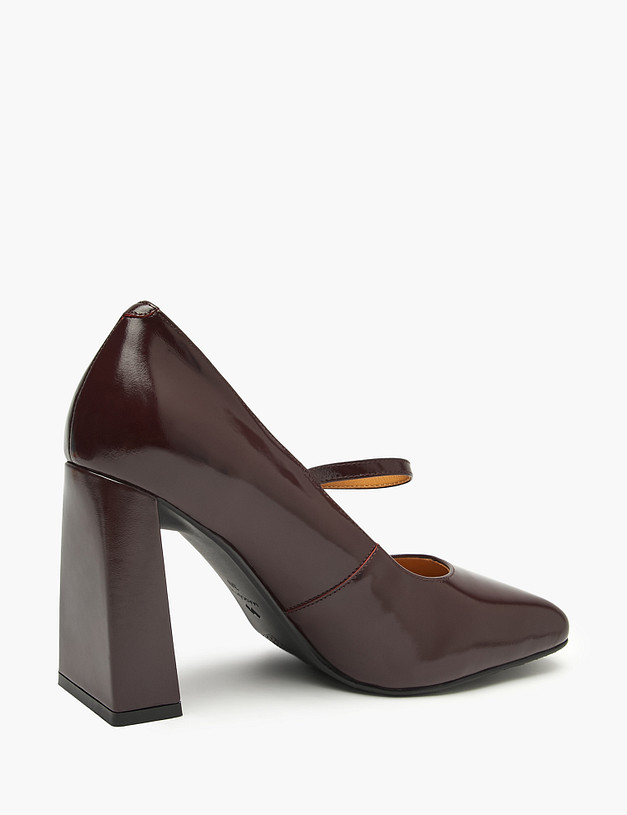 Бордовые женские туфли Мэри Джейн MASCOTTE 126-520611-0105 | ракурс 4