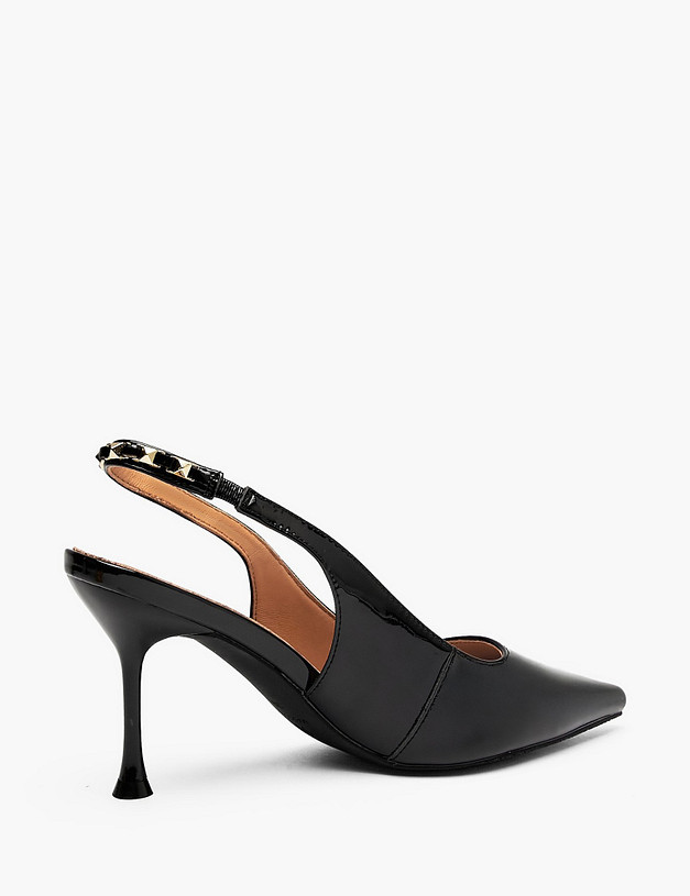 Черные женские туфли MASCOTTE 78-612512-0702 | ракурс 3