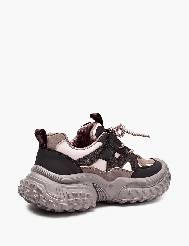 Розовые кроссовки для девочек MASCOTTE 234-522521-0606 | ракурс 3