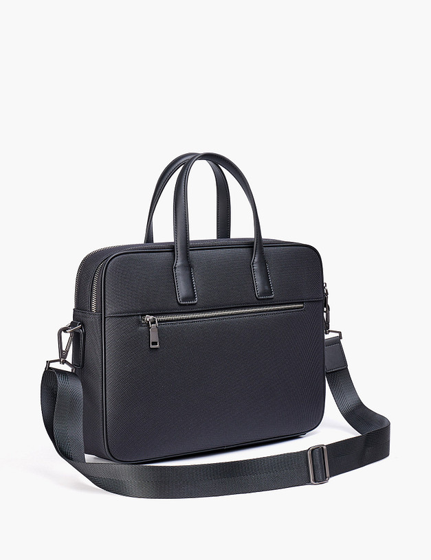 Темно-синий мужской портфель MASCOTTE 604-4203-203 | ракурс 3