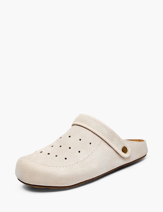 Молочные женские сабо MASCOTTE 98-612622-0201 | ракурс 2