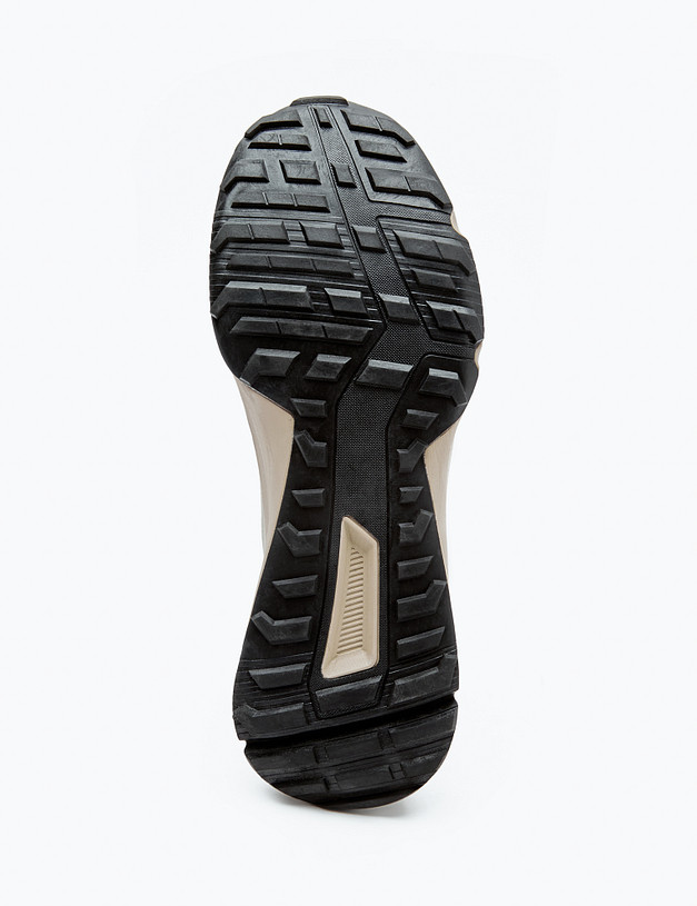 Молочные мужские кроссовки из текстиля MASCOTTE 189-411321-0201 | ракурс 5