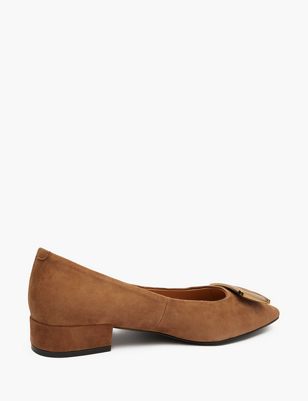 Коричневые женские туфли MASCOTTE 100-513911-0609 | ракурс 4 Коричневые женские туфли MASCOTTE 100-513911-0609 | ракурс 4