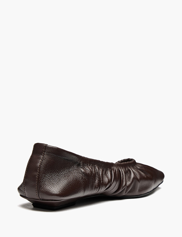 Коричневые женские балетки MASCOTTE 100-611413-7530M | ракурс 3