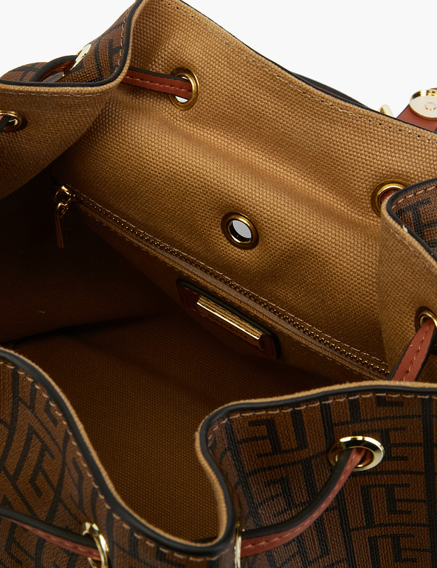 Коричневый женский рюкзак MASCOTTE 602-2101-609 | ракурс 4